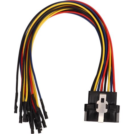 Ortviai Câble de diagnostic OBD2 mâle 16 broches, sans soudure, pour détection et effacement de codes défaut (1/5)