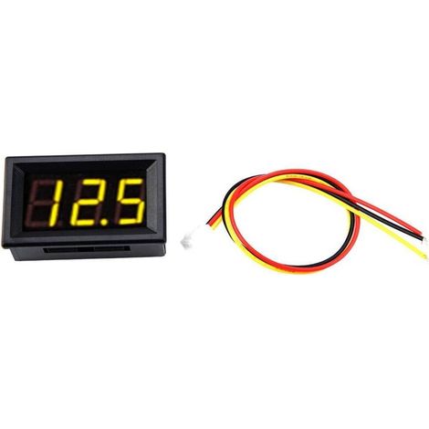 Digitales Blutdruckmessgerät, praktisch und robust, störungsfrei, 0,56-Zoll-Digital-Spannungsmesser-Panel für 3-Draht-LED-Voltmeter mit Verpolungsschutz, DC 0–100 V (1/5)