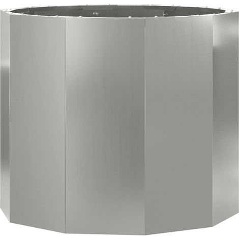 Maison Exclusive - Pflanzkübel Silber 60 x 60 x 50 cm Verzinkter