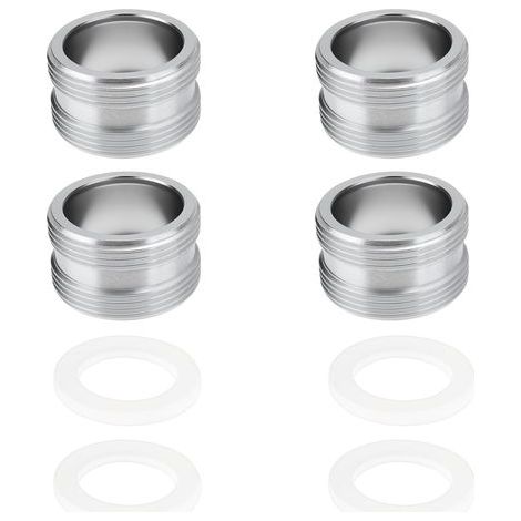 4x Adaptateur de Robinet à Filetage Mâle M22 Vers M22 avec Joints Connecteur de Tuyau D'arrosage pour Aérateur de Cuisine évier Tuyau (1/5)