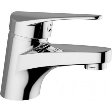 Teorema - Miscelatore Lavabo Cromato Con piletta click-clack in abs da 1" 1/4 - Serie: T-One (1/2)