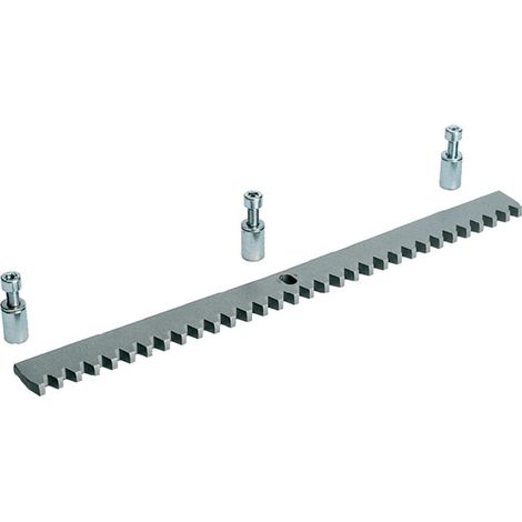 Crémaillère - Acier Galvanisé - 30 x 8 mm - Pour Portails Coulissants - 1 m (1/5)
