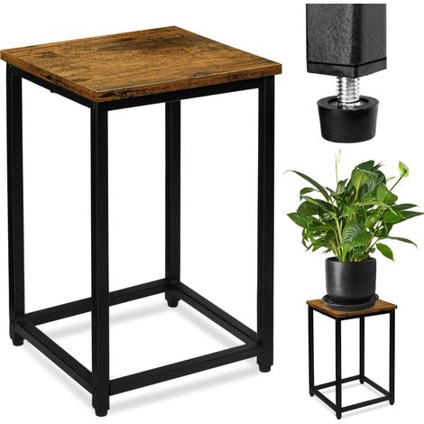 ARBEN RUSTIC Loft-Blumenständer, schwarz, 40 cm