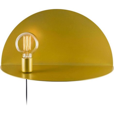 Lampe Murale, Applique, Or en métal, 50 x 25 x 25 cm, 1 x E27, Max 100 W (1/5)