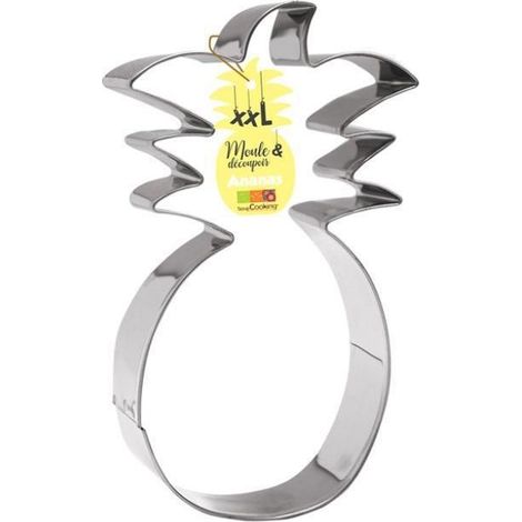 Découpoir à pâtisserie inox XXL - Ananas (1/2)
