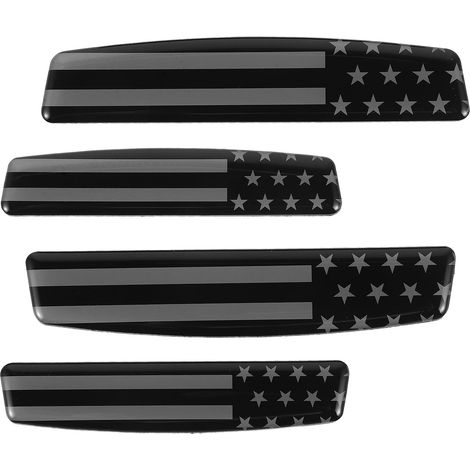 Baguettes de Protection de Portière de Voiture Universelles 4pcs en Colle Résine Noire, Bande Anti-Collision pour Bord de Porte, Protège Les Rayures (1/2)