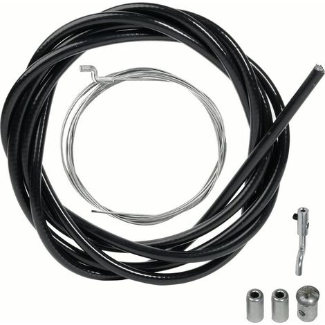 Câble d'Accélérateur pour Tondeuse à Gazon 1.5mm, avec Embout en Z et Serre Câble Kit de Réparation Universel pour Débroussailleuse et Motoculteur (1/5)