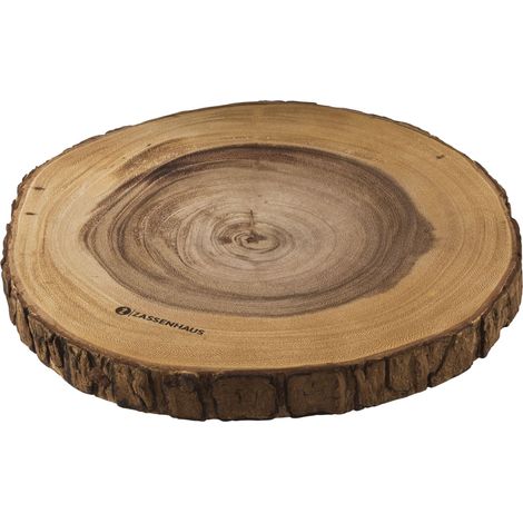 Zassenhaus Tabla redonda de madera de acacia 32 cm