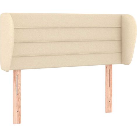 Maison Exclusive - Cabecero de tela color crema 83x23x78/88 cm (1/5)
