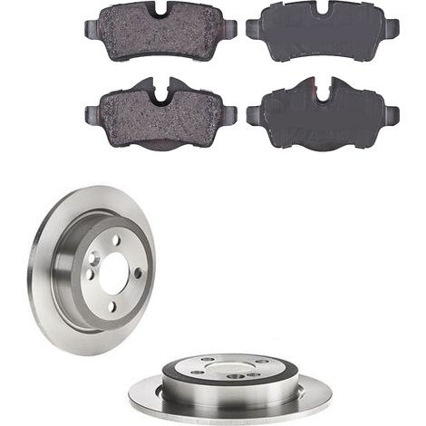 KIT FRENI POSTERIORI compatibile con MINI CABRIOLET R57) - DISCHI + PASTIGLIE OEM: P 06 052 / 17866 , 18150 /SOSTITUZIONE DIRETTA/BASSA POLVERE/SILENZIOSO (1/5)