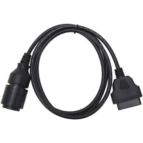 OBD2 10-polig auf 16-polig Adapter-Verlängerungskabel für Motorräder, Ersatz-Diagnosecodiergerät für F650 für ICOM D