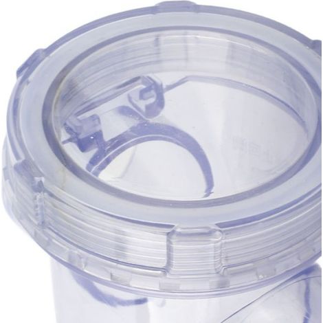 Clapet Anti-Retour - Vanne PVC pour Évier Cuisine et Toilettes - Installation en Ligne - 1 Pièce (1/5)