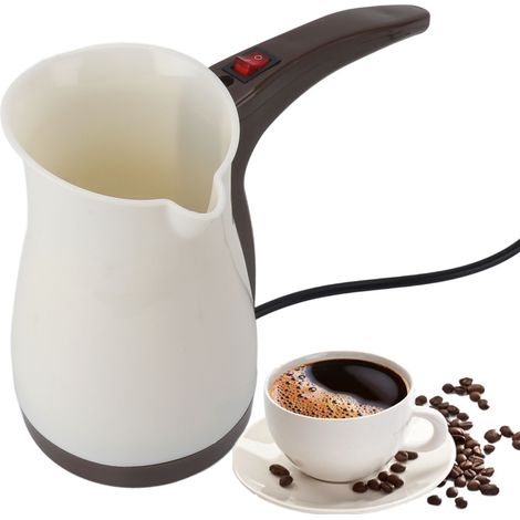 Bouilloire Électrique 500 ml en Acier Inoxydable – 1000W, Chauffage Rapide – pour Café, Thé et Lait Chaud (1/5)