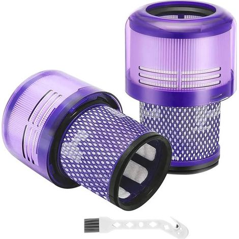 Dos filtros compatibles con aspiradoras Dyson V11 SV14 incluye un pequeño cepillo. (1/5)