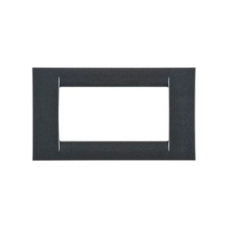 PLAQUE 4 POS.ARDOISE METALLISE SYS.VIRNA GEWISS GW22294