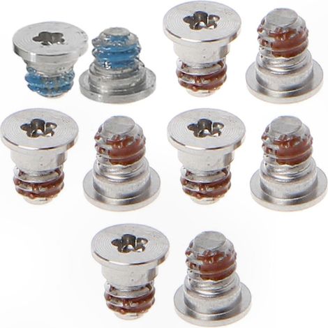 Ersatzschrauben für die Unterseite des MacBook Pro Retina A1398, A1425 und A1502, 10er-Pack, Befestigungsmaterial für MC975, MC976, MD212, MD213 und ME864, Gehäuseschrauben, Schrauben für das untere G