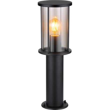 Globo - lampadaire - Gracey - noir - métal - Ø 14cm - E27 - 31361 (1/5)