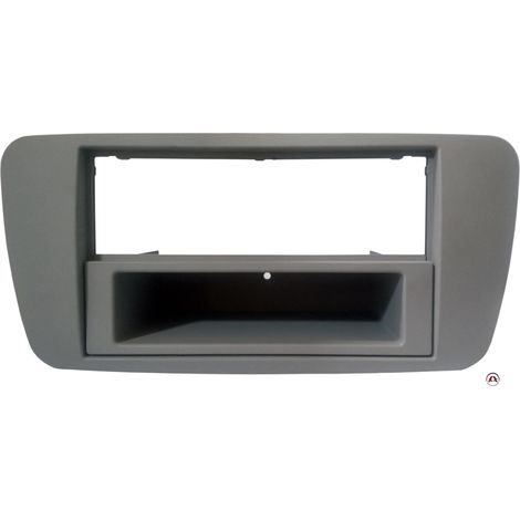 Facade 1Din autoradio compatible avec Seat Ibiza 08-15 - Gris Conamera