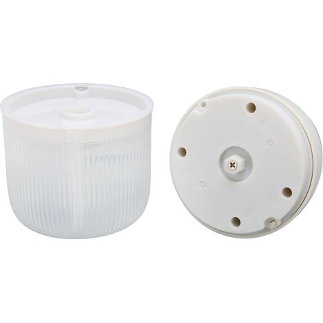 Mini hachoir électrique 3 lames pour ail, viande, légumes et petits pots bébé, blanc argenté, avec batterie intégrée. (1/5)