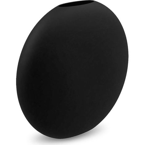 Vase Noir L : 20 x 6 x 19 cm (1/5)