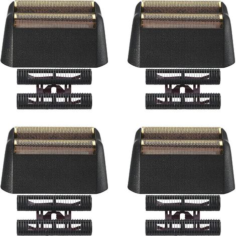 Feuille de rechange pour rasoir professionnel série 5 étoiles, compatible avec lame pour rasoir wahl 7031-100,7043-100 têtes de rechange, noir 4 paquets