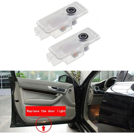 2 pièces de Lampe Porte LED pour éclairage Voiture 308 408 508 RCZ 1007 3008 206 5008 Accessoires décoration (1/5)