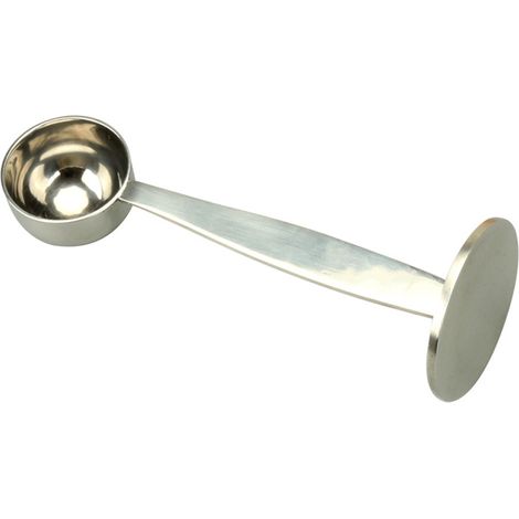 Cuillère à café 2 en 1 : tasseur à expresso et doseur à café. Cuillère à café multifonction. (1/3)