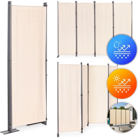 Folding 4-Panel Garden and Room Divider 167x216 cm Beige MultiGarden (1/5)