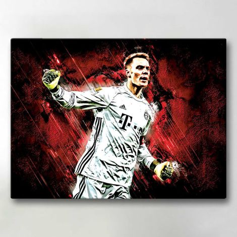 Toile / Peinture - Manuel Neuer - 40x30 cm - Toile (1/4)