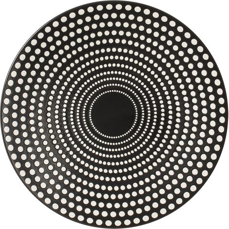 Table Passion - Assiette plate Galaxy pois 27 cm (lot de 6)