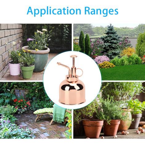 Elegant Manual Pressure Watering Can for Indoor Plants, Sprayer and Home Accessory (1/5)
