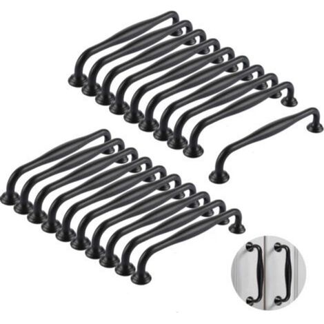 20 Stück Küchengriffe 128 mm, Schrankgriffe, Türgriffe, Kleiderbügelknöpfe, Griffe aus Aluminiumlegierung mit Schrauben, Griffe für Küchenmöbel