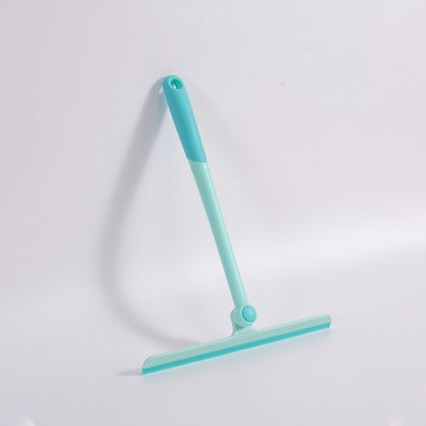 Raclette de Douche, Rotatif à 360 ° Poignée Allongée Raclette en Silicone Polyvalenteavec pour Douche, Salle de Bain, Miroir, Nettoyage en Verre, Carrelage, Les Fenêtres（vert）