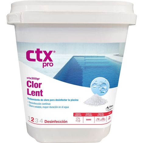 CTX-300GR ClorLent Granulado 5 kg – Cloro Lento para Piscinas