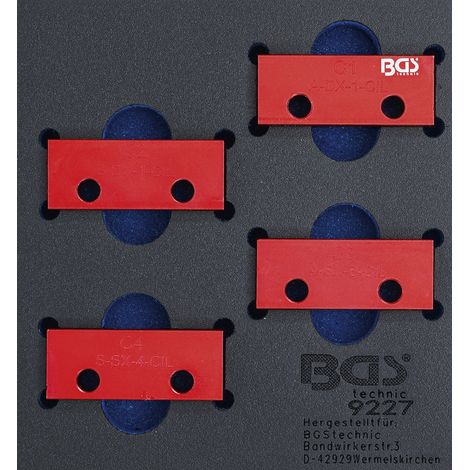 BGS Werkstattwageneinlage 1/6: Nockenwellen-Arretierwerkzeug-Satz für Alfa Romeo / Lancia 3.0l V6 24V - 9227 (1/3)