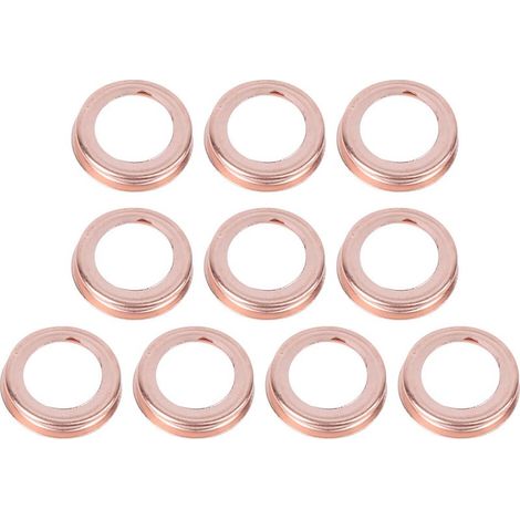 10 pièces bouchon de vidange d'huile écraser joints de rondelle 11026JA00A pour Nissan 2010-2011 (1/5)
