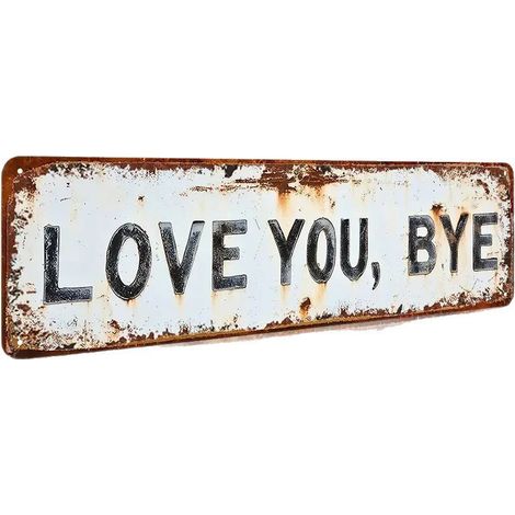 New Retro Metal Wall Sign - Farmhouse Style Forest Theme Home Decor - Small Size