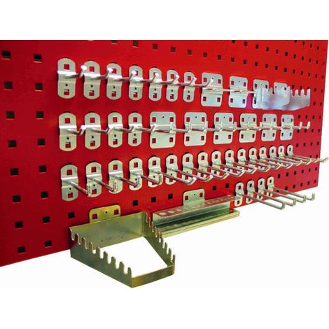 Juego de 45 ganchos para panel perforado 856001551 (1/3)