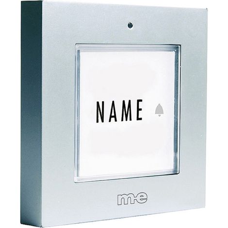 m-e modern-electronics 41272 Funkklingel Sender mit Namensschild