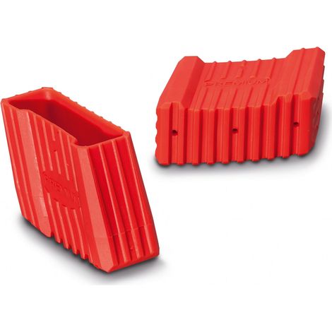 Euroline Premium Leiterfuß rot rechts 74x25mm Paar