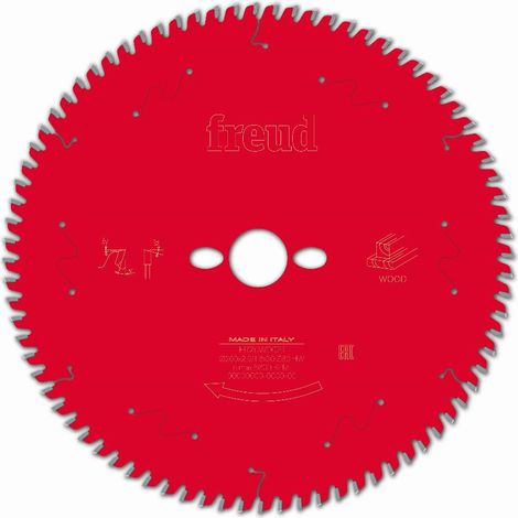 FREUD Lame de scie sur table - Bois - 260 mm - 2.6 mm - 30 mm - 80 dents