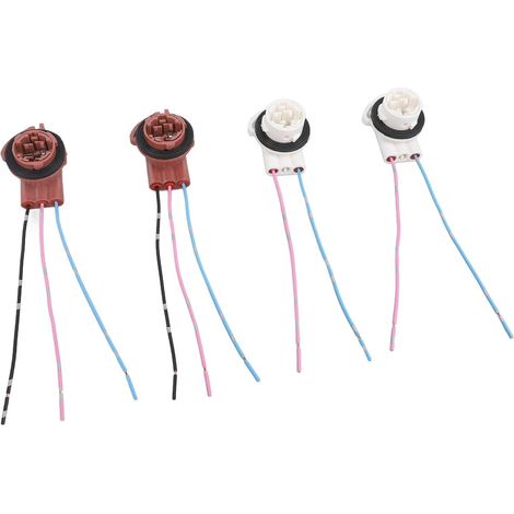 Support de Douille de Feu Arrière, 3156 3157, Adaptateur d'ampoule en Plastique ABS pré-câblé, Adaptateur de Douille d'ampoule, Idéal pour les Camions Chevy 1500 2500 3500HD Montana (1/5)