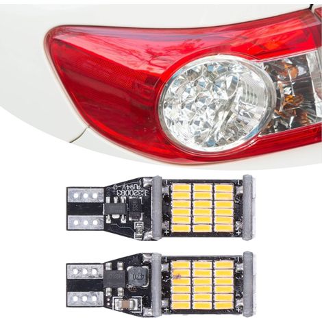 Ampoule LED T15 W16W pour phare de voiture (recommandée pour l'Asie du Sud-Est), lumière jaune (1/5)