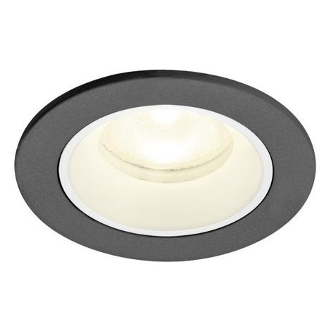 Spot encastré Numinos XS noir/blanc 4000K - 55 deg - 1009314