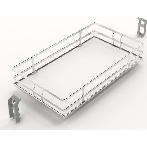 Hettich Olona Einhängetablar 400 KB300 verchromt/weiss