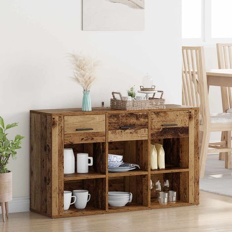 vidaXL  Sideboard  Old Wood 100 x 30 x 59.5 cm Engineered Wood
