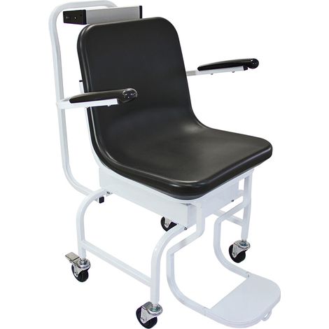 Silla de Ruedas+Báscula Digital para Pesar Ancianos,Personas Mayores, Discapacitados, Minusválidos, Incapacitados Capacidad Peso Max.200 kg Equipo para Mobilidad con Reposapies+Reposabrazos Plegables (1/5)