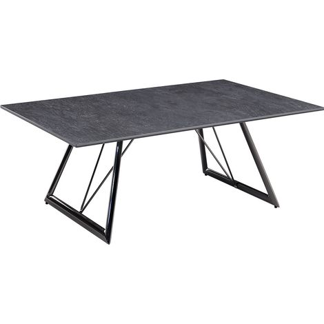 Table basse en céramique anthracite Evoria (1/4)