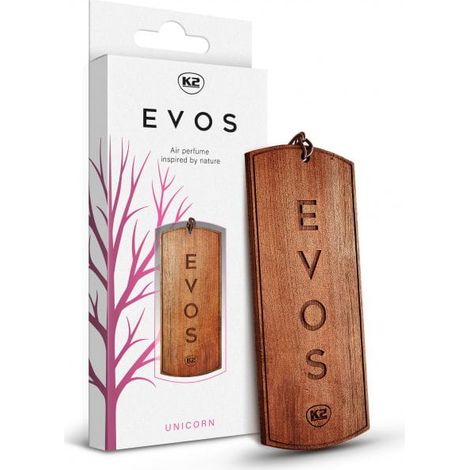 Ciondolo unicorno K2 evos in legno, profumo per auto (1/5)