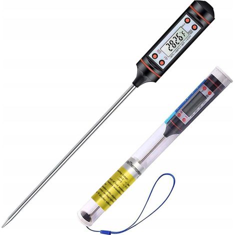 Thermomètre de cuisine à aiguille pour viande, cire, vin (1/4)